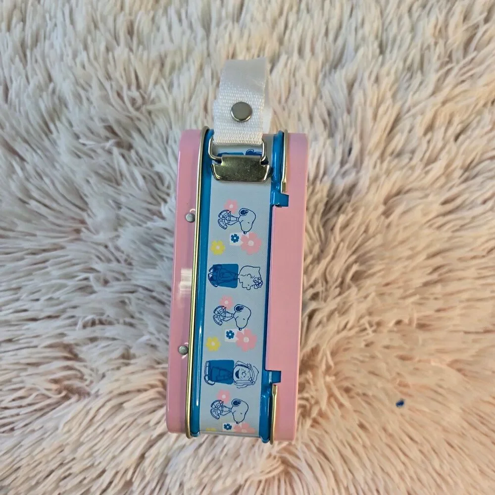 Peanuts Mini Tin Carrying Case Fabulous Girls Vintage 1999 Like New
